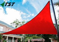 中国 防水三角形の陰の帆赤い色の涼しいテラスの日曜日の陰のおおい 会社