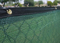 Durable 8ft * 50ft Privacy Fence Screen Mesh Shade Cloth With Brass Grommets 200G/M2