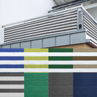Virgin HDPE Stripe Color Balcony Safety Net Fence With UV Protection