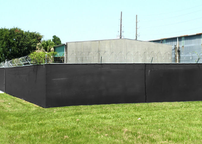 真鍮/アルミニウム グロメット140gsmが付いている黒い日曜日の妨害のプライバシーの塀の網